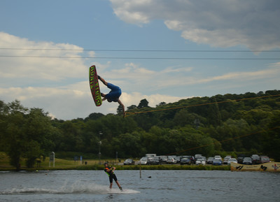 Wakeboarding near Thorpe Park - Summer 2014.